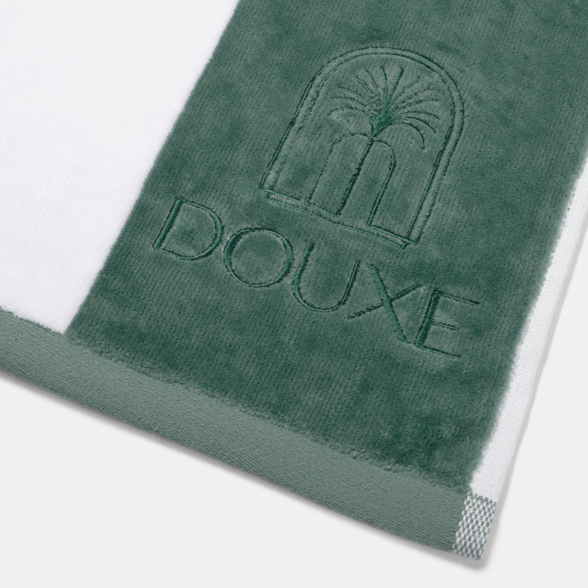 DOUXE Hotel Beach Towel Sage Green 100x180 cm