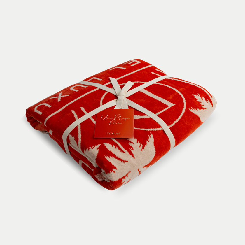 Hotel beach towel Tremezzo Orange
