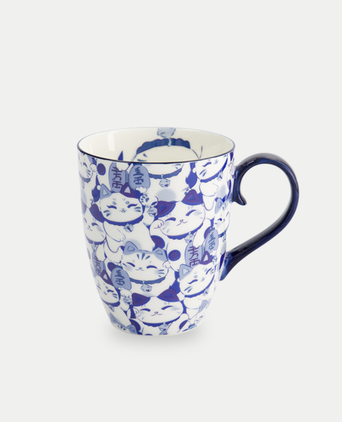 Tokyo Design Studio – Kawaii Blue Maneko Mug (with Gift Box) Tokyo Design Studio – Kawaii Blue Maneko Mug (with Gift Box)
