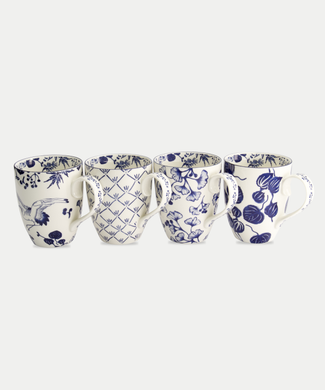 Tokyo Design Studio – Flora Japonica Mug Set (4-piece) Tokyo Design Studio – Flora Japonica Mug Set (4-piece)
