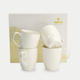 Tokyo Design Studio – Nippon White Gold Rim Mug Set (4-piece)