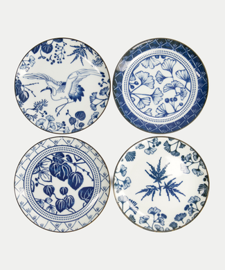 Tokyo Design Studio – Flora Japonica Plate Set (4-piece) Tokyo Design Studio – Flora Japonica Plate Set (4-piece)
