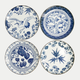 Tokyo Design Studio – Flora Japonica Plate Set (4-piece)