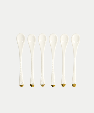6-piece Tokyo Design Teaspoon Set - Golden Rim 6-piece Tokyo Design Teaspoon Set - Golden Rim
