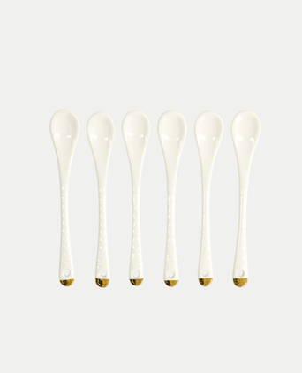 6-piece Tokyo Design Teaspoon Set - Golden Rim 6-piece Tokyo Design Teaspoon Set - Golden Rim