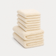 Guest towel zero-twist cotton 30x30 cm (4 pcs) + 40x60 cm (2 pcs) | Cream