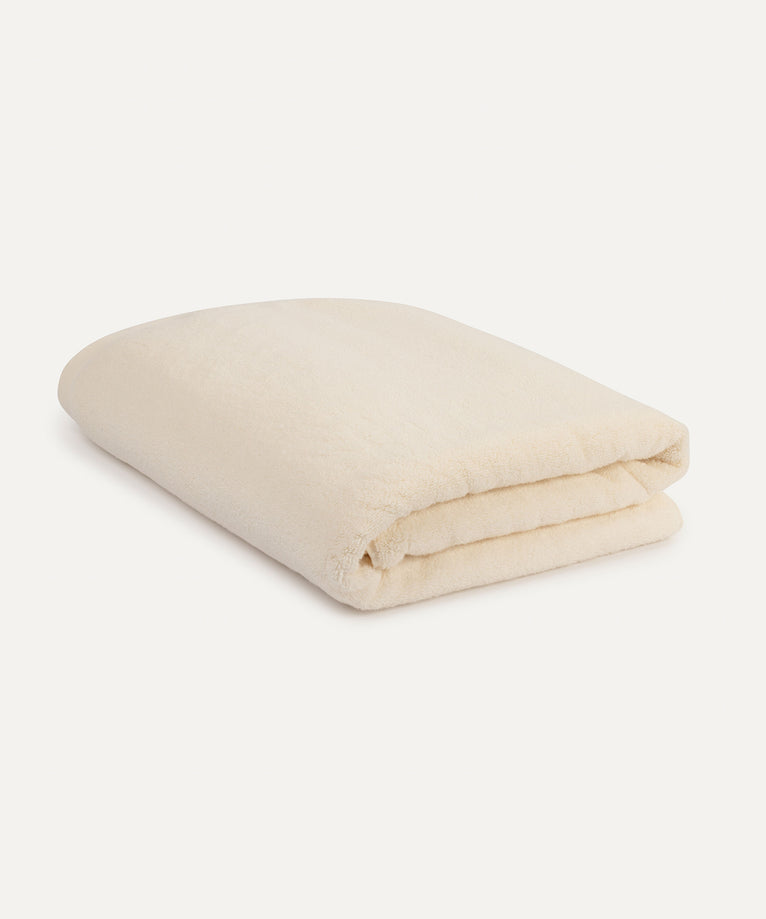 Handdoek zero-twist katoen 100x180 cm | Cream