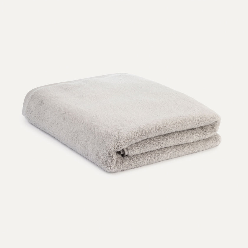 Towel zero-twist cotton 100x150 cm | Silver Grey