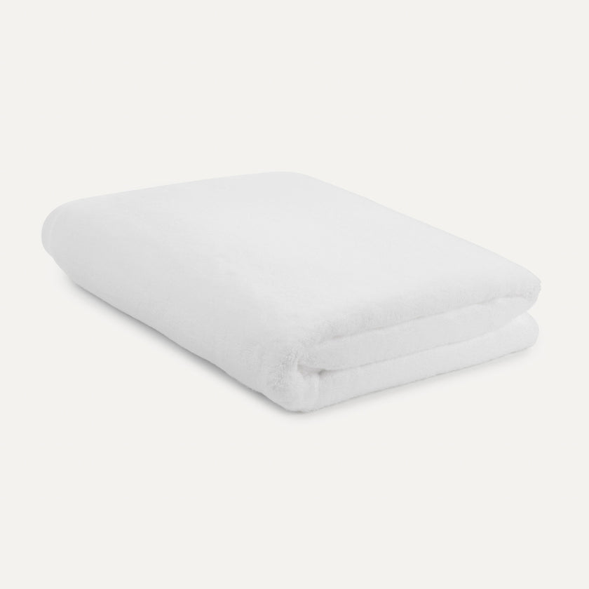 Towel zero-twist cotton 100x150 cm | White