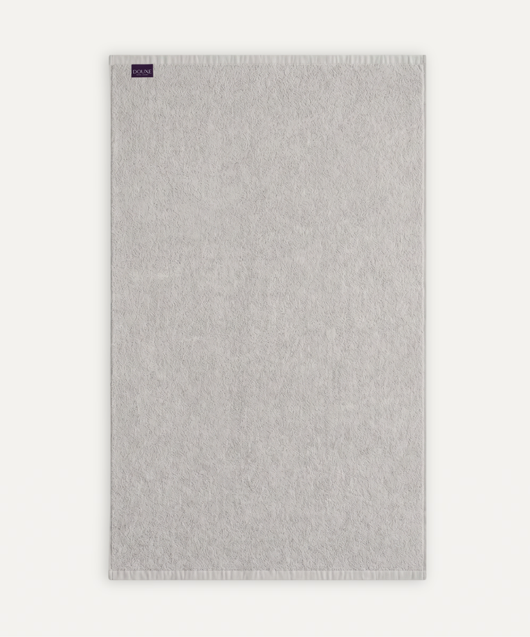 Towel zero-twist cotton 100x180 cm | Silver Grey