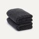 Guest towel zero-twist cotton 40x60 cm (2 pcs) | Anthracite