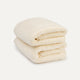 Guest towel zero-twist cotton 40x60 cm (2 pcs) | Cream
