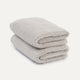 Guest towel zero-twist cotton 40x60 cm (2 pcs) | Silver Grey