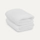 Guest towel zero-twist cotton 40x60 cm (2 pcs) | White