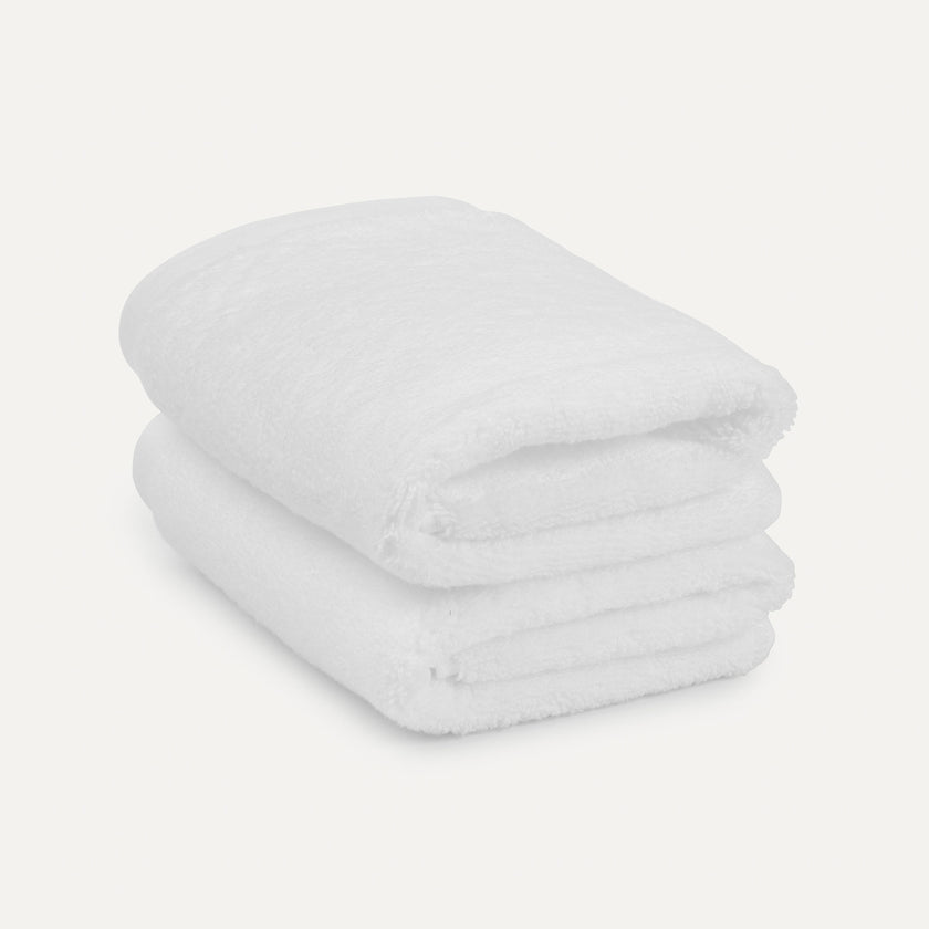 Guest towel zero-twist cotton 40x60 cm (2 pcs) | White