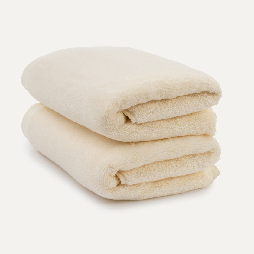 Towel zero-twist cotton 50x100 cm (2 pcs) | Cream