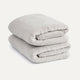 Towel zero-twist cotton 50x100 cm (2 pcs) | Silver Grey