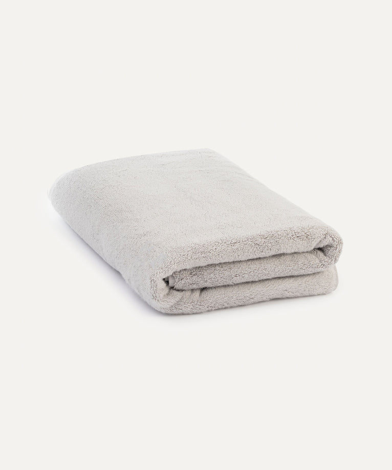 Towel zero-twist cotton 100x180 cm | Silver Grey