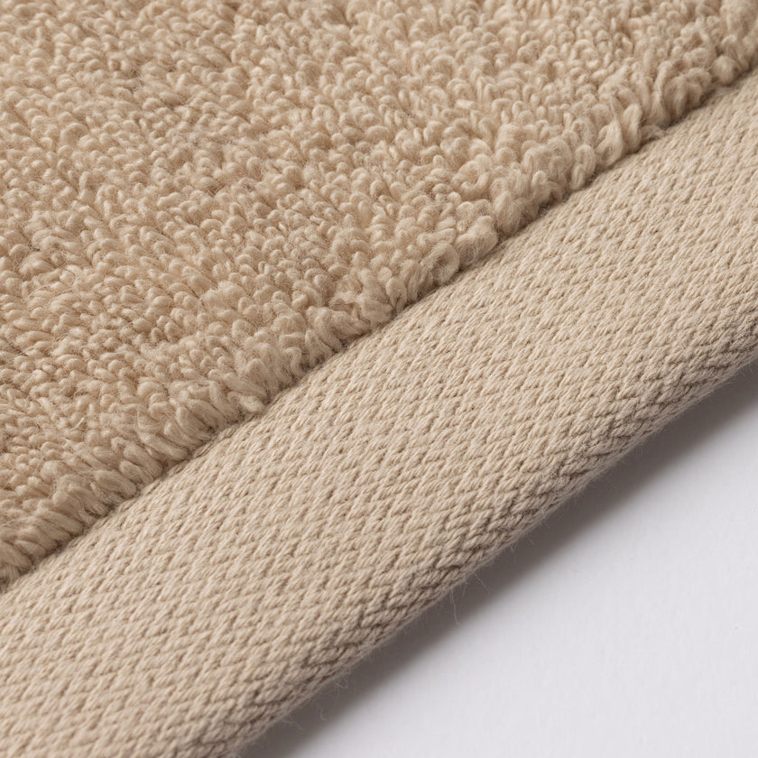 Towel zero-twist cotton 50x100 cm (2 pcs) | Latte