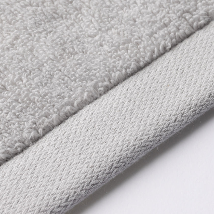 Guest towel zero-twist cotton 40x60 cm (2 pcs) | Silver Grey