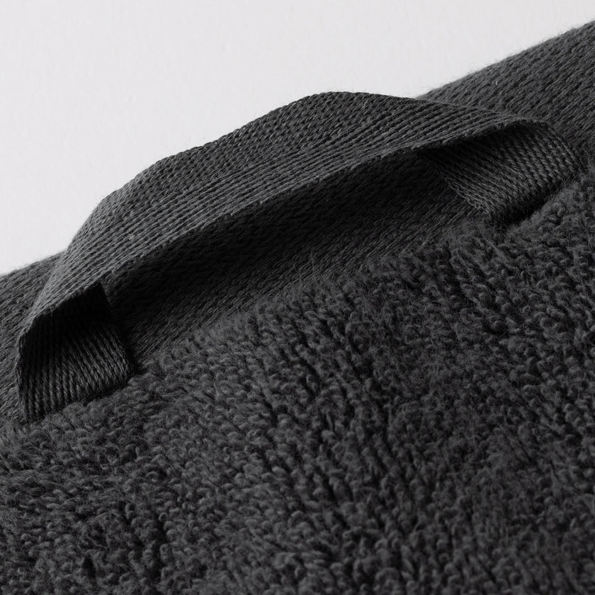 Guest towel zero-twist cotton 40x60 cm (2 pcs) | Anthracite