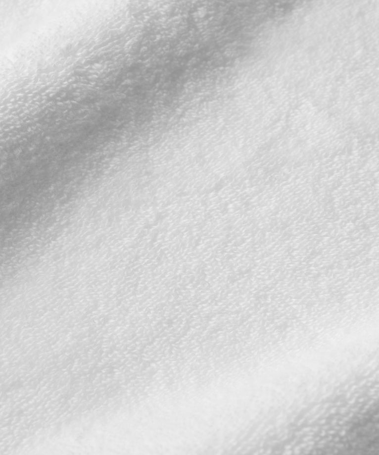 2x Zero-Twist Cotton Towels 70x140 cm | White