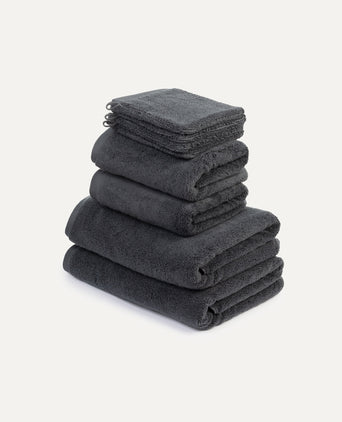 Towel set Deluxe (8 pcs) | Anthracite Towel set Deluxe (8 pcs) | Anthracite