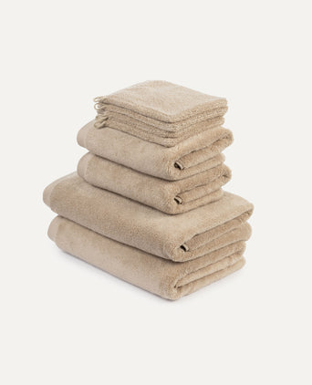 Towel set Deluxe (8 pcs) | Latte Towel set Deluxe (8 pcs) | Latte