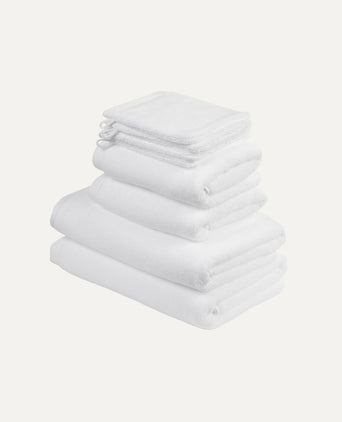 Towel set Deluxe (8 pcs) | White Towel set Deluxe (8 pcs) | White