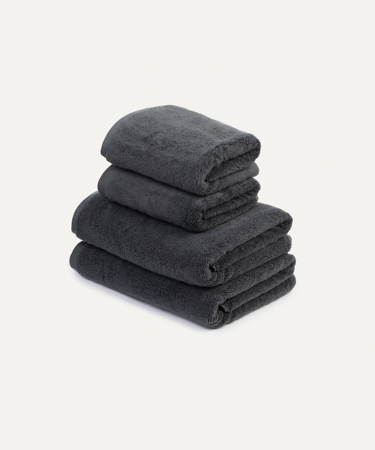 Towel set Essential (4 pcs) | Anthracite