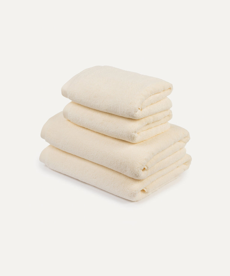Towel set Essential (4 pcs) | Cream