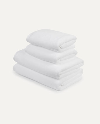 Towel set Essential (4 pcs) | White Towel set Essential (4 pcs) | White