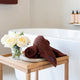 Guest towel zero-twist cotton 40x60 cm (2 pcs) | Chestnut