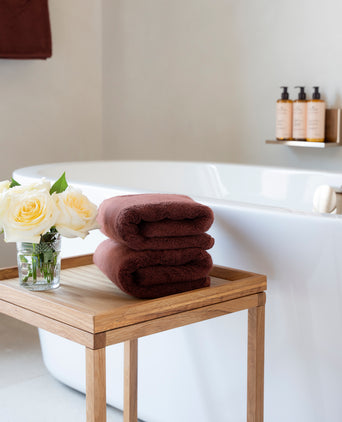 Towel zero-twist cotton 50x100 cm (2 pcs) | Chestnut Towel zero-twist cotton 50x100 cm (2 pcs) | Chestnut