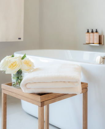 Towel zero-twist cotton 100x150 cm | Cream Towel zero-twist cotton 100x150 cm | Cream