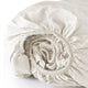 Egyptian Cotton Fitted Sheet Sateen 400TC | Cream
