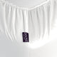 Egyptian Cotton Fitted Sheet Sateen 400TC | White