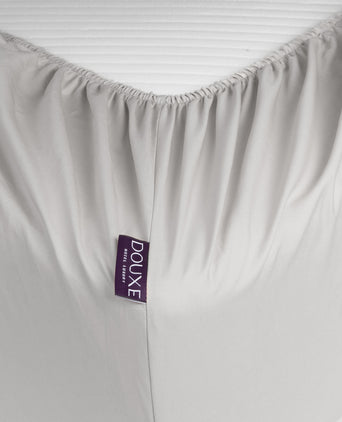 Fitted Sheet Egyptian Cotton Percale 400TC | Silver Grey Fitted Sheet Egyptian Cotton Percale 400TC | Silver Grey