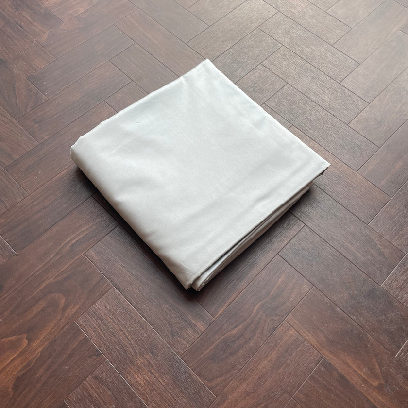 Duvet cover Egyptian cotton Percale 400TC | Silver Grey | Outlet