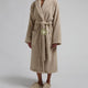 Bathrobe zero-twist cotton | Latte