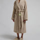 Bathrobe zero-twist cotton | Latte