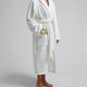 Bathrobe zero-twist cotton | White