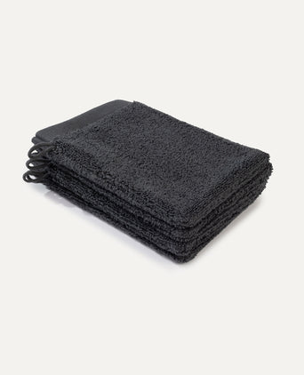 Washcloth Anthracite 16x21 cm | Set of 4 Washcloth Anthracite 16x21 cm | Set of 4