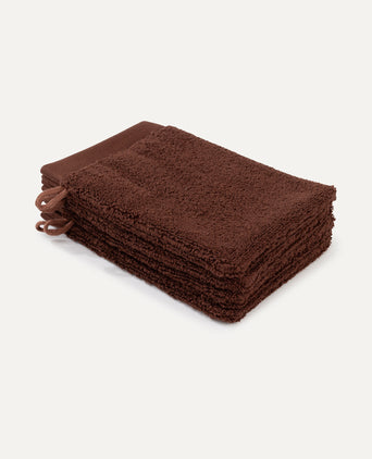 Washcloth Chestnut 16x21 cm | Set of 4 Washcloth Chestnut 16x21 cm | Set of 4