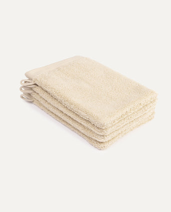 Washcloth Cream 16x21 cm | Set of 4 Washcloth Cream 16x21 cm | Set of 4