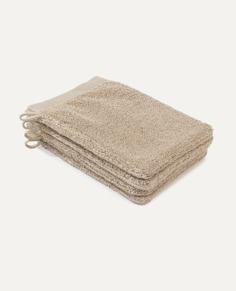 Washcloth Latte 16x21 cm | Set of 4 Washcloth Latte 16x21 cm | Set of 4