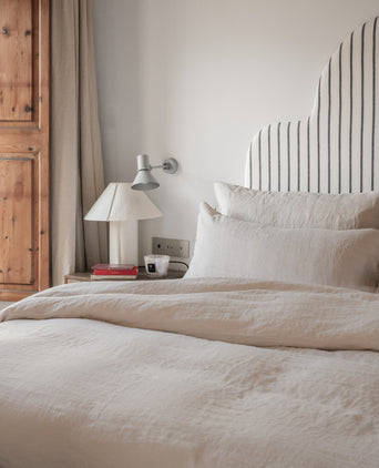 Duvet cover Washed Linen | Oat | Outlet Duvet cover Washed Linen | Oat | Outlet