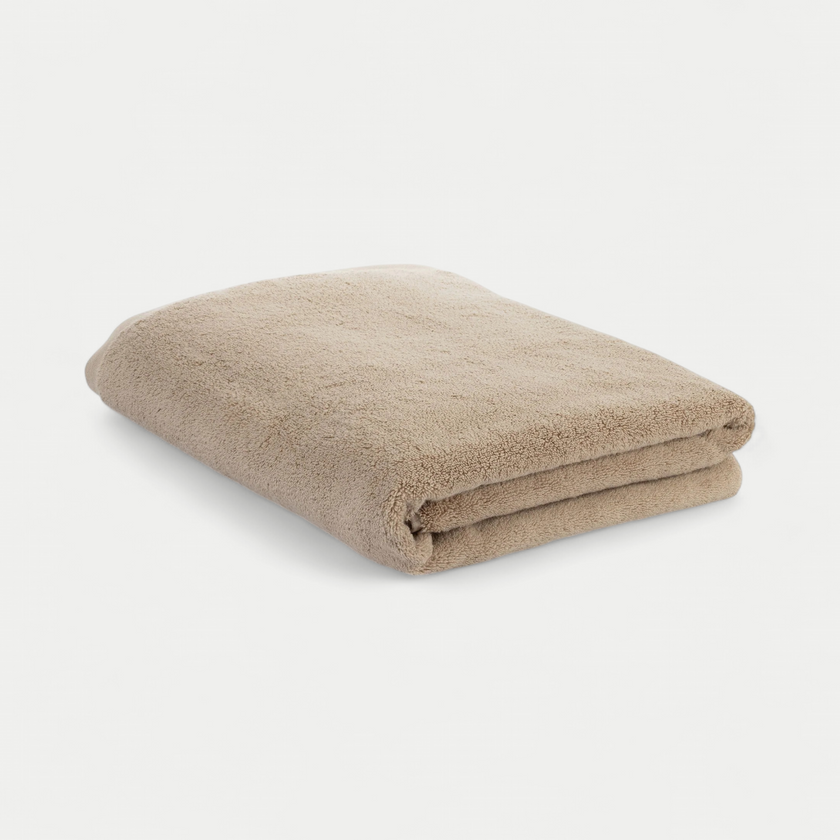 Towel zero-twist cotton 100x150 cm | Latte