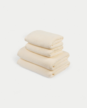 Handdoekset Essential (4 st.) | Cream Handdoekset Essential (4 st.) | Cream
