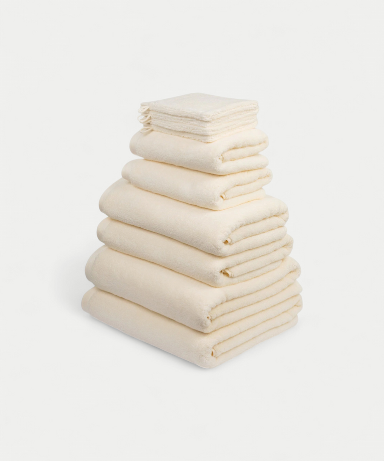 Towel set Spa Complete (10 pcs) | Cream